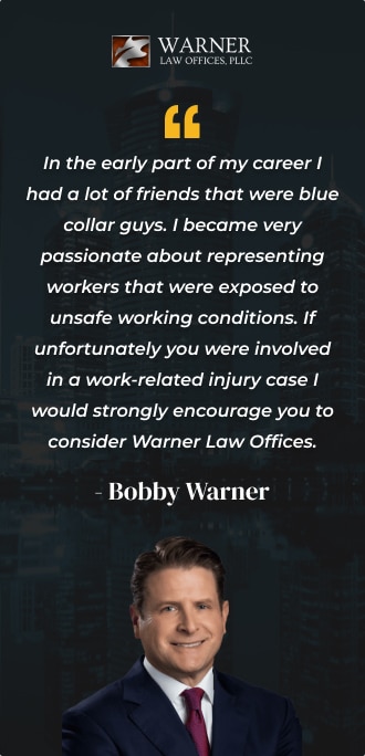 Image of quote from attorney Bobby Warner